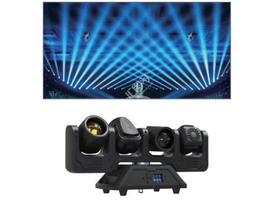 LED4顆60W光束搖頭燈
