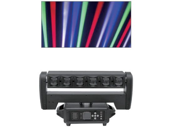 LED6顆40W雙面刀鋒搖頭燈