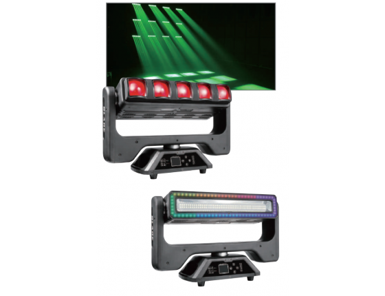 LED5顆60W雙面刀鋒搖頭燈